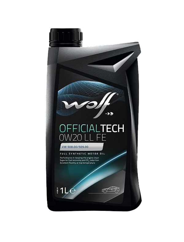 Моторное масло Wolf OfficialTech 0W20 LL-FE, 1л